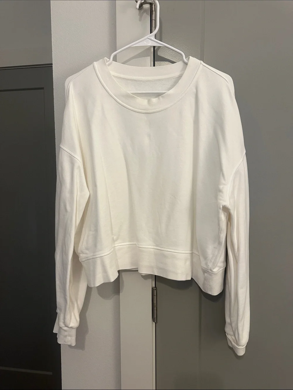 lululemon athletica Cream Boxy Crewneck Sweatshirt